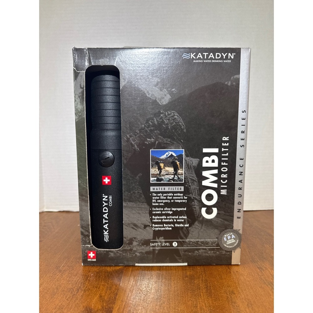 Katadyn Combi Microfilter Endurance Series Portable Water Filter Swiss Made